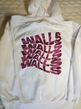 Louis Tomlinson Walls White Hoodie XL